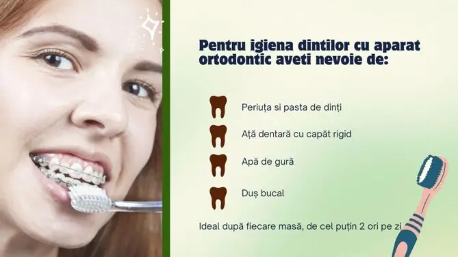 Igiena dintilor cu aparat dentar